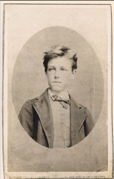 Portrait iconique de Rimbaud - Photographie d'Etienne Carjat.